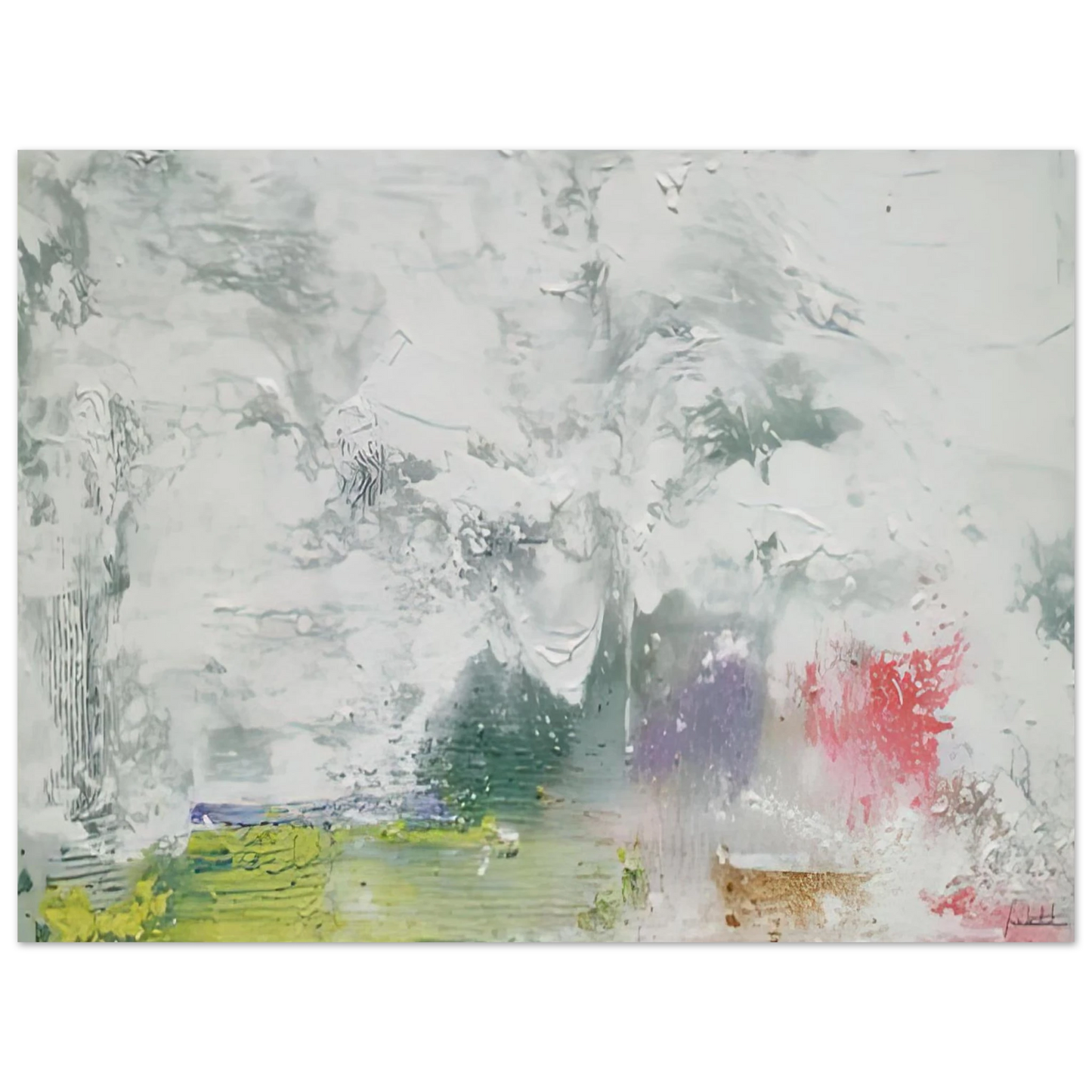 Helen Frankenthaler - Maelstrom, 1992- Wall Art - 21x29.7 cm / 8x12" - Fine Art Poster-canvas - -