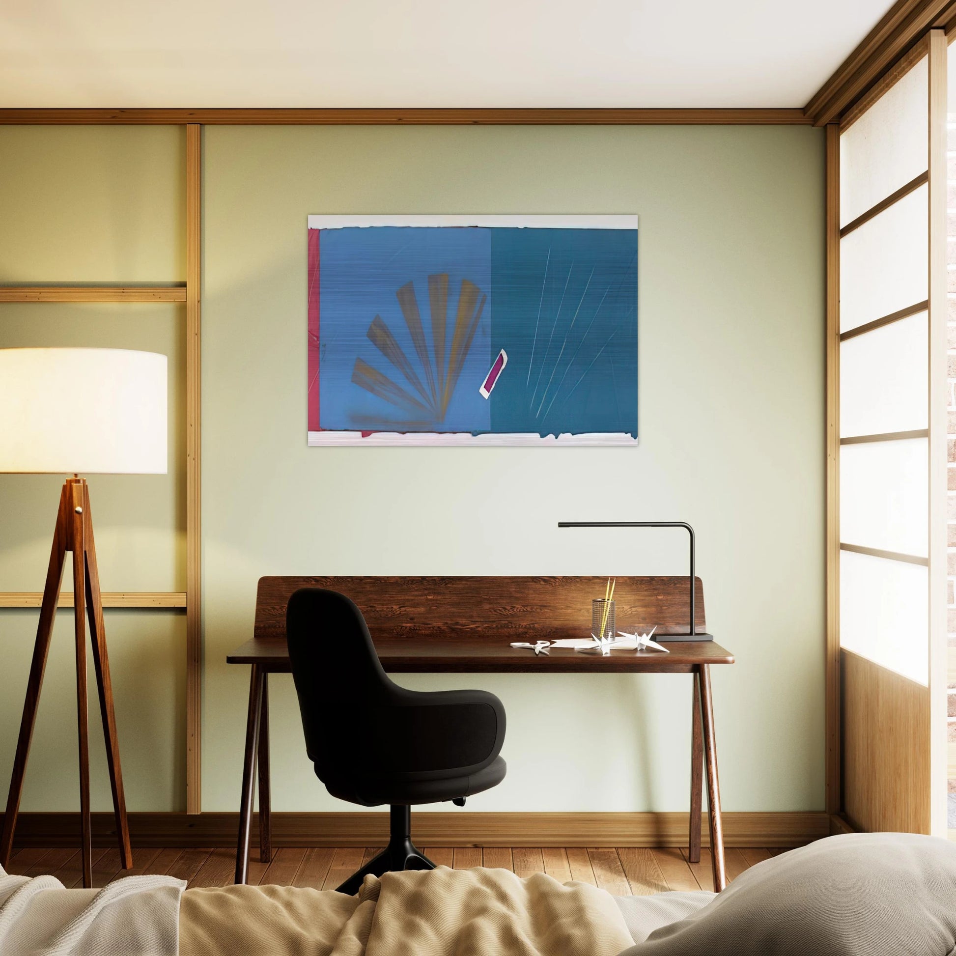 Summer Collage - Sol LeWitt Brushed Aluminum Print - 70x100 cm / 28x40 inches | Sol LeWitt Aluminum Print | Sol LeWitt Prints