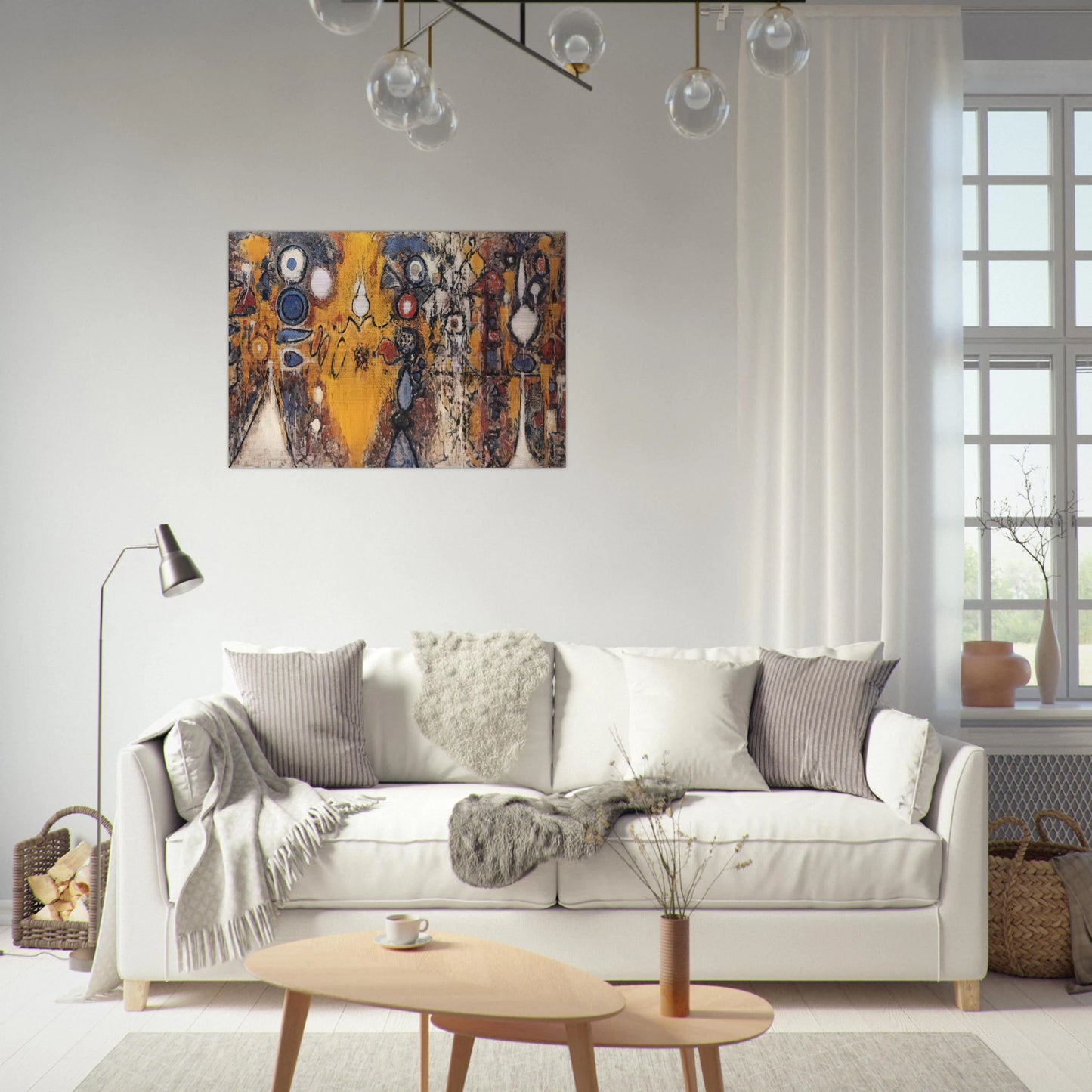Number 1 - Richard Pousette-Dart Brushed Aluminum Print - 70x100 cm / 28x40 inches | Richard Pousette-Dart Aluminum Print | Richard Pousette-Dart Prints