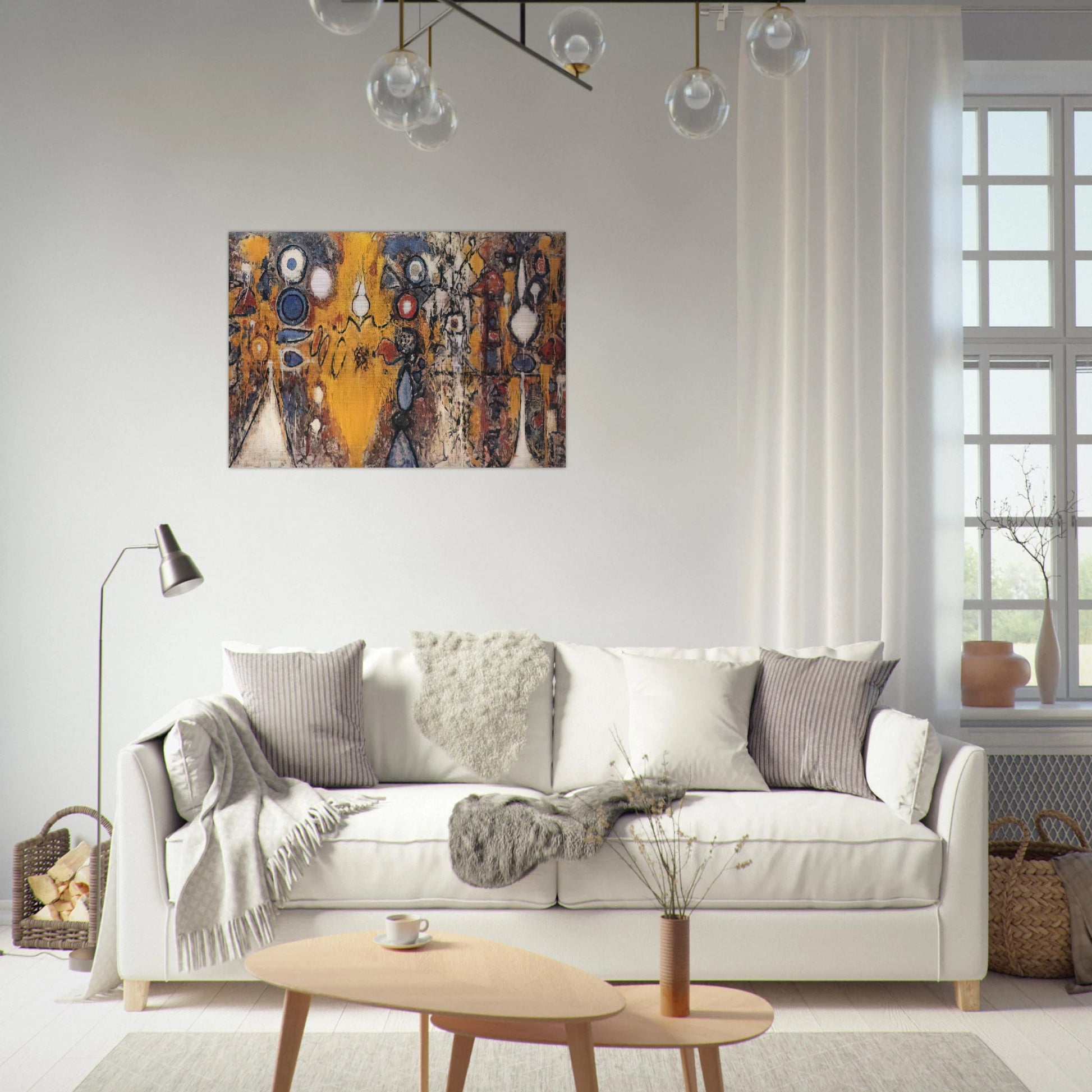 Number 1 - Richard Pousette-Dart Brushed Aluminum Print - 70x100 cm / 28x40 inches | Richard Pousette-Dart Aluminum Print | Richard Pousette-Dart Prints