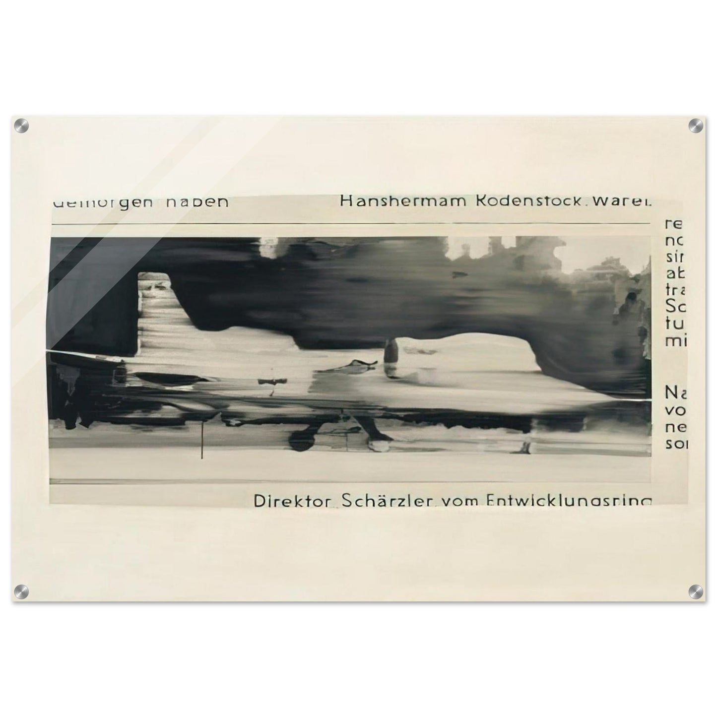 SCHARZLER 1964 - Gerhard Richter Acrylic Print - 70x100 cm / 28x40″ inches