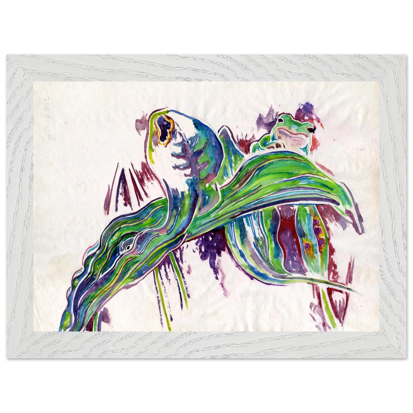 Walter Inglis Anderson - Walter Anderson Wall art - 70x100 cm / 28x40 inches - Premium Wooden Framed Poster With Fine Art Paper-canvas - Wood frame