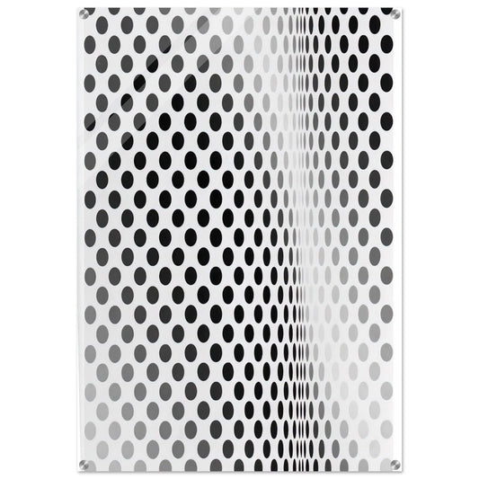 PAUSE 1964 - Bridget Riley Acrylic Print - 70x100 cm / 28x40″ inches