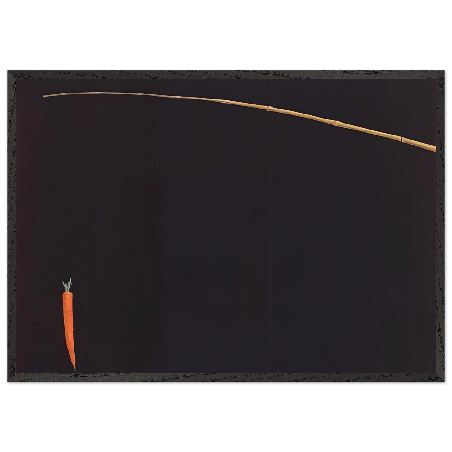 HI HONEY 1981 - Edward Ruscha 70x100 cm / 28x40 inches Framed Art Print – Black Wooden Frame