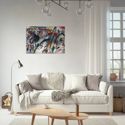 IMPROVISATION 28 SECOND VERSION 1912 - Wassily Kandinsky Brushed Aluminum Print - 70x100 cm / 28x40 inches | Wassily Kandinsky Aluminum Print | Wassily Kandinsky Prints