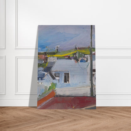 Chabot Valley - Richard Diebenkorn Brushed Aluminum Print - 70x100 cm / 28x40 inches | Richard Diebenkorn Aluminum Print | Richard Diebenkorn Prints