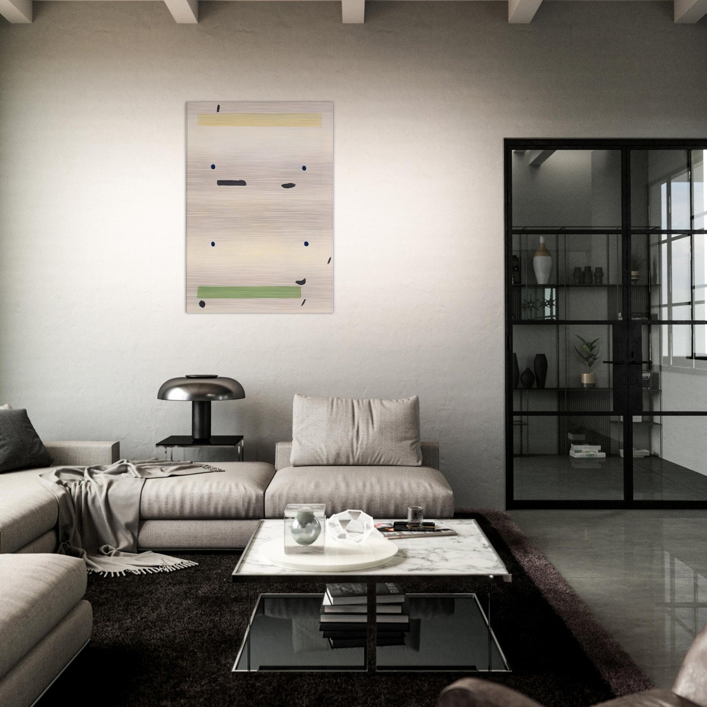 Recover - 2003 - Raoul De Keyser Brushed Aluminum Print - 70x100 cm / 28x40 inches | Raoul De Keyser Aluminum Print | Raoul De Keyser Prints