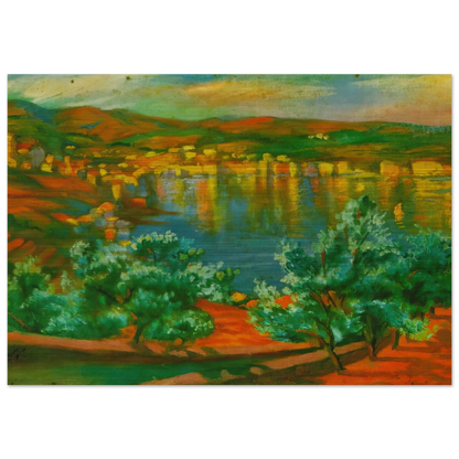 FESTIVAL OF ST LUCIA AT VILLAMALLA - Salvador Dali Brushed Aluminum Print - 70x100 cm / 28x40 inches | Salvador Dali Aluminum Print | Salvador Dali Prints