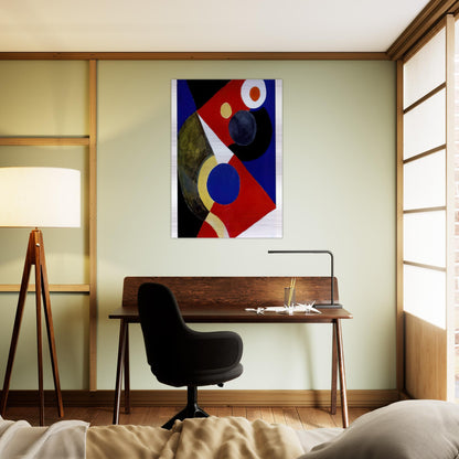 RHYTHM COLOUR 2 - Sonia Delaunay Brushed Aluminum Print - 70x100 cm / 28x40 inches | Sonia Delaunay Aluminum Print | Sonia Delaunay Prints