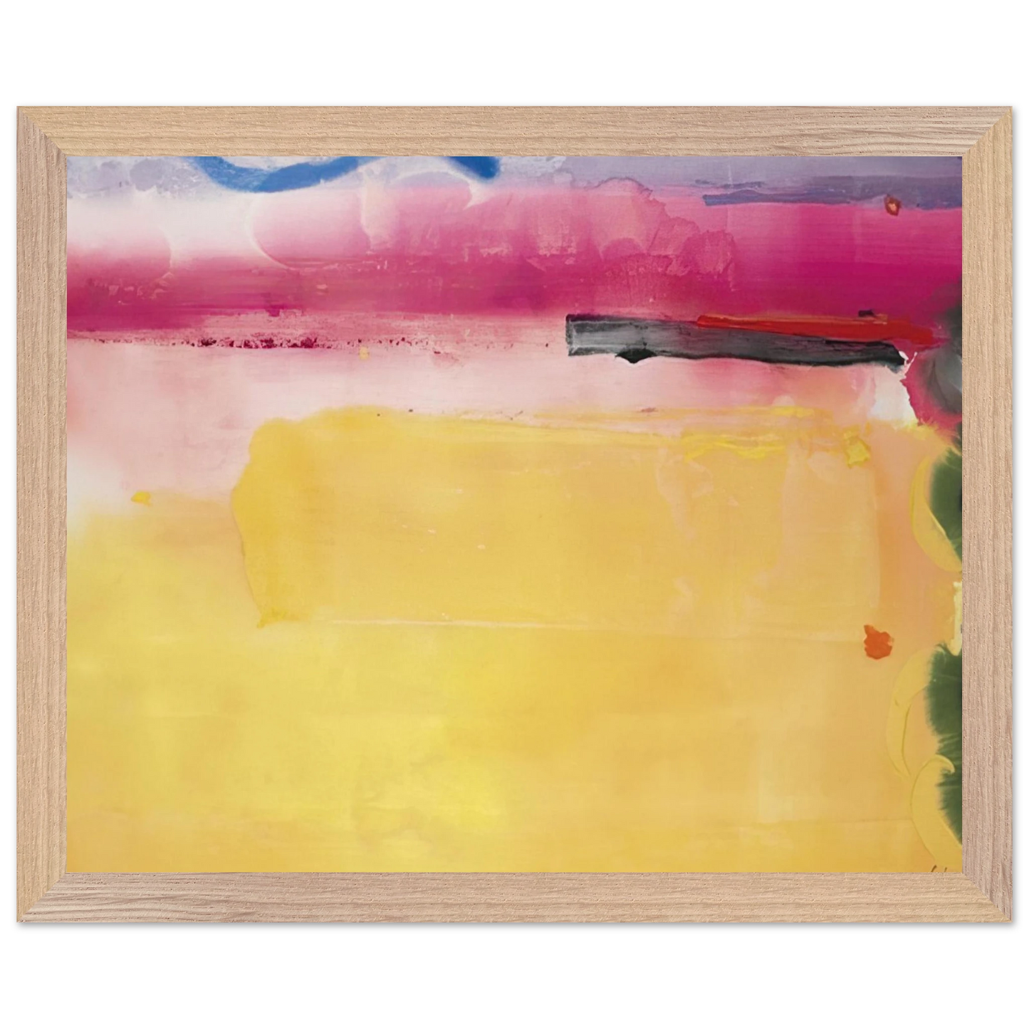 Helen Frankenthaler - Black-Eyed Susan - 1988 Wall art - 20x25 cm / 8x10 inches - Fine Art Poster-canvas - -
