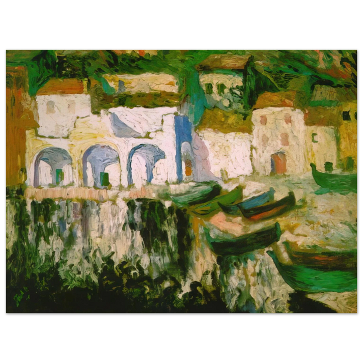 Salvador Dali - VIEW OF PORTDOGUE PORT ALUGER  75x100 cm / 30x40inches Fine Art Poster