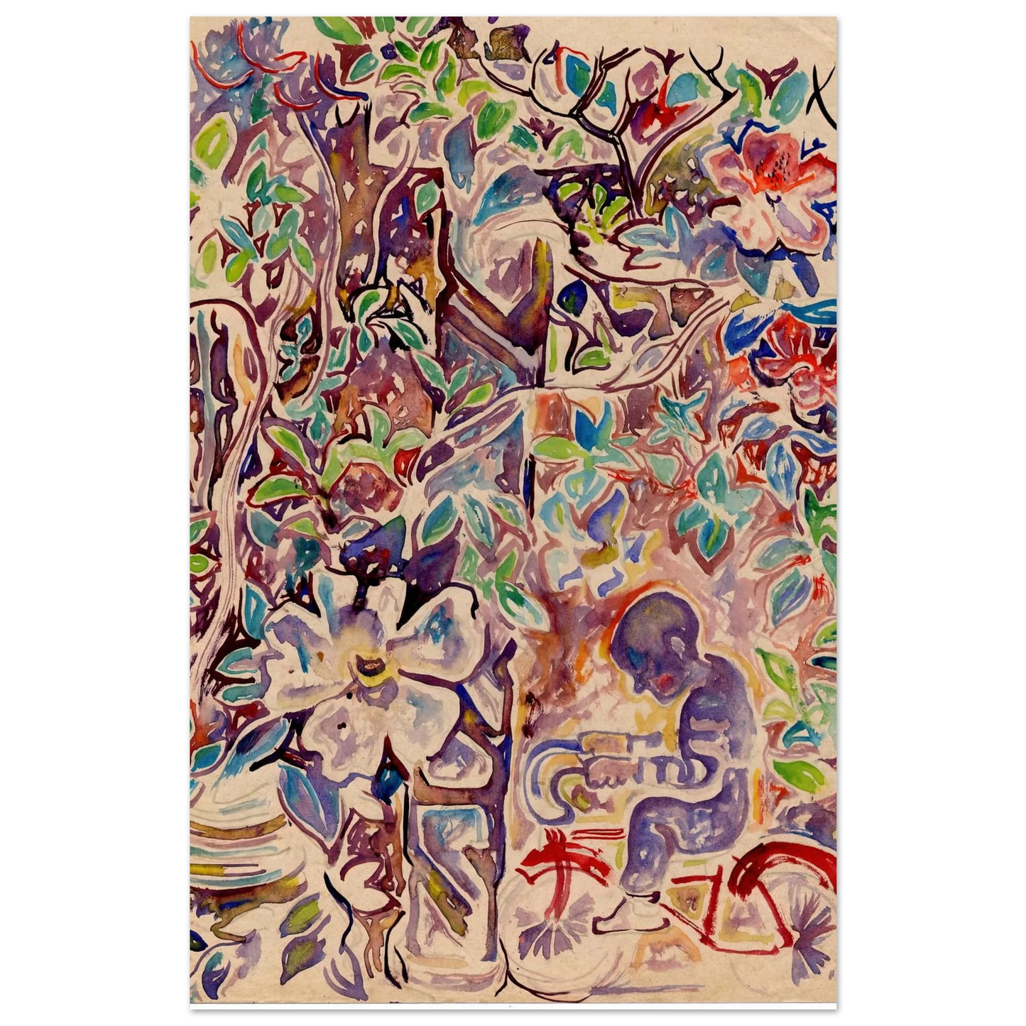 Walter Inglis Anderson - Walter Anderson Wall art - 70x100 cm / 28x40 inches - Fine Art Poster-canvas - -