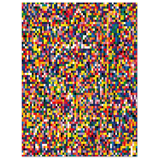 Gerhard Richter - 4900 COLOURS 2007  75x100 cm / 30x40inches Fine Art Poster