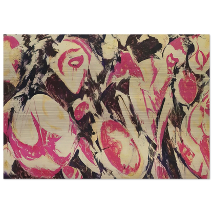 Gaea - Lee Krasner Brushed Aluminum Print - 70x100 cm / 28x40 inches | Lee Krasner Aluminum Print | Lee Krasner Prints