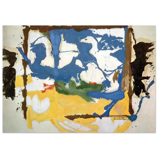 Helen Frankenthaler - Swan Lake #2 - 1961 Wall art - 13x18 cm / 5x7 inches - Fine Art Poster-canvas - -
