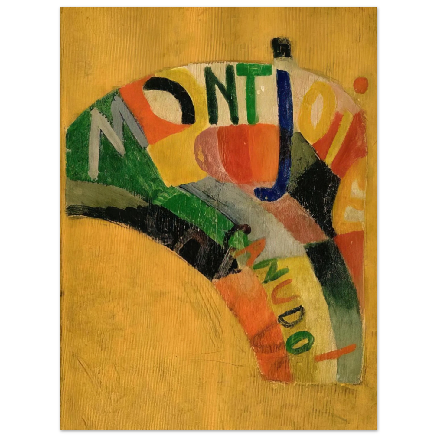 Sonia Delaunay - MONTJOIE  75x100 cm / 30x40inches Fine Art Poster