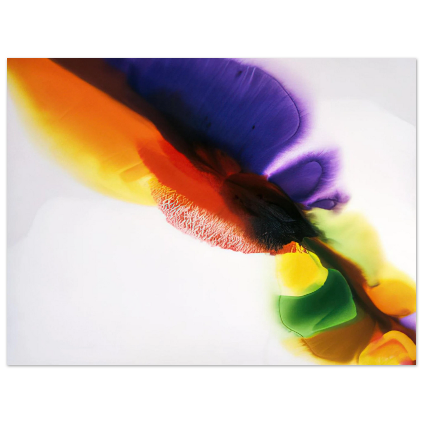 Paul Jenkins - Phenomena Tibetan Flange - 1973  75x100 cm / 30x40inches Fine Art Poster