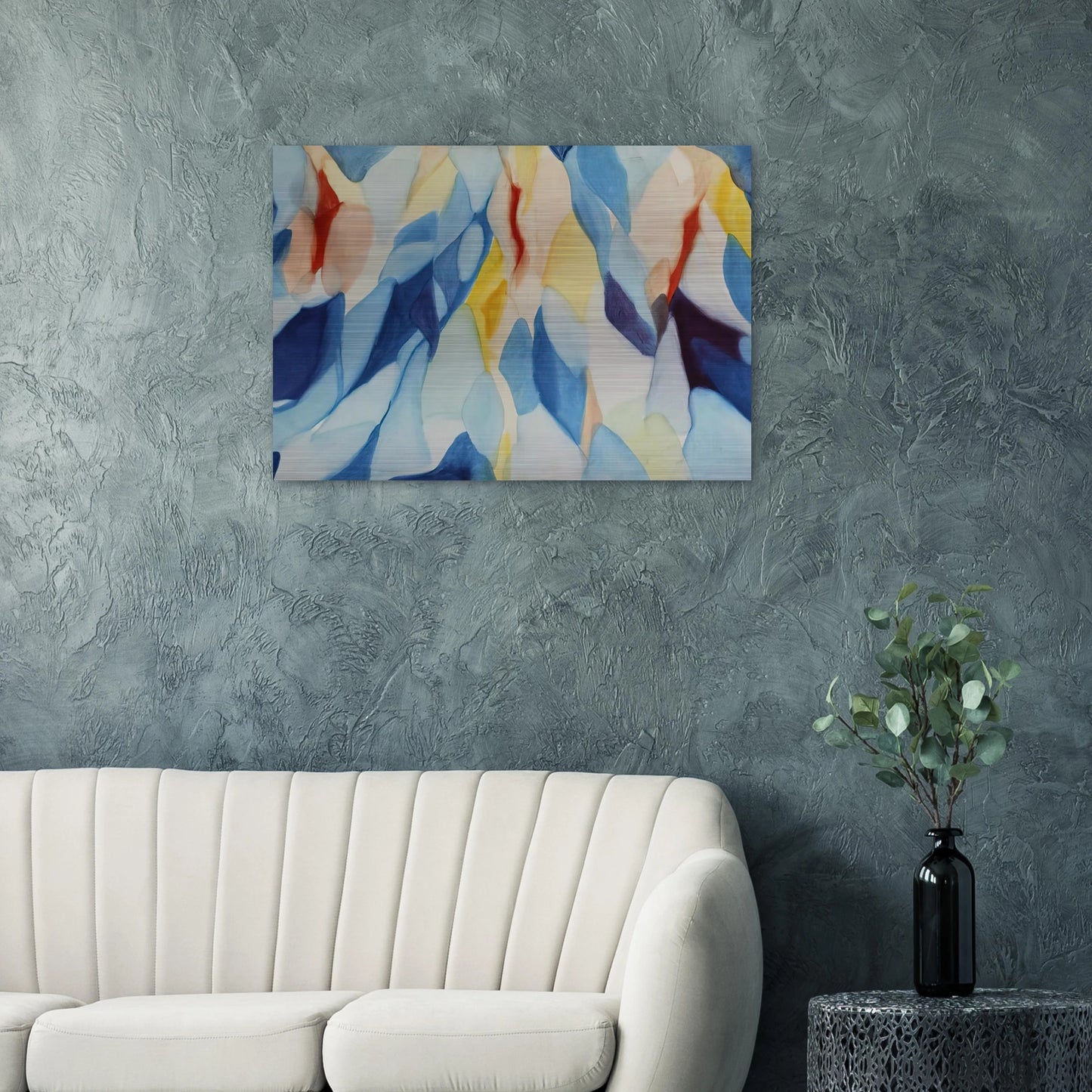 The Way of the Wind - Alice Baber Brushed Aluminum Print - 70x100 cm / 28x40 inches | Alice Baber Aluminum Print | Alice Baber Prints