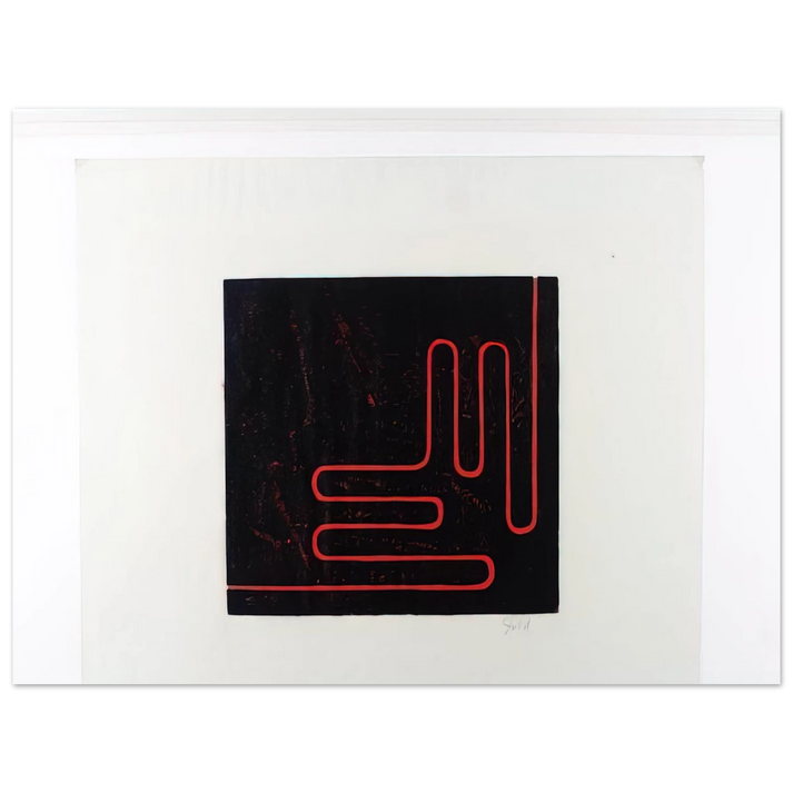 Donald Judd - Untitled Print - 1978  75x100 cm / 30x40inches Fine Art Poster