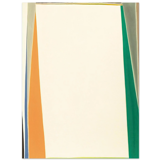 Larry Zox - Open White Center - 1974  75x100 cm / 30x40inches Fine Art Poster