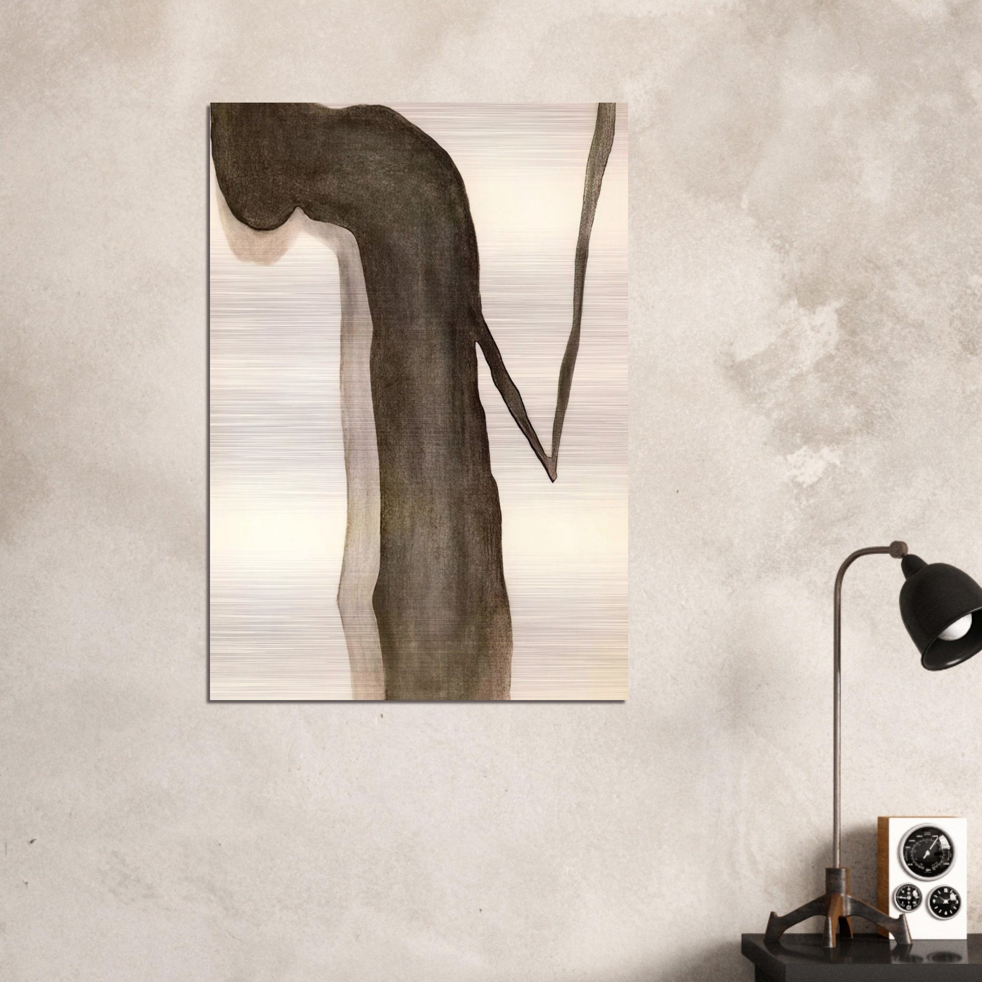 Drawing V - Georgia O'Keeffe Brushed Aluminum Print - 70x100 cm / 28x40 inches | Georgia O'Keeffe Aluminum Print | Georgia O'Keeffe Prints