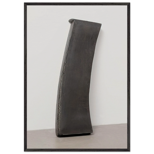 CHUNK 1967 - Richard Serra 70x100 cm / 28x40 inches Framed Art Print – Black Wooden Frame