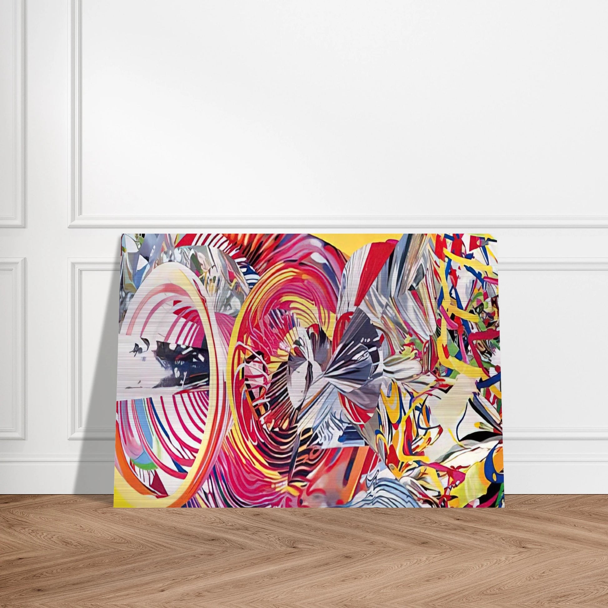 Stowaway Peers Out at the Speed of Light - James Rosenquist Brushed Aluminum Print - 70x100 cm / 28x40 inches | James Rosenquist Aluminum Print | James Rosenquist Prints