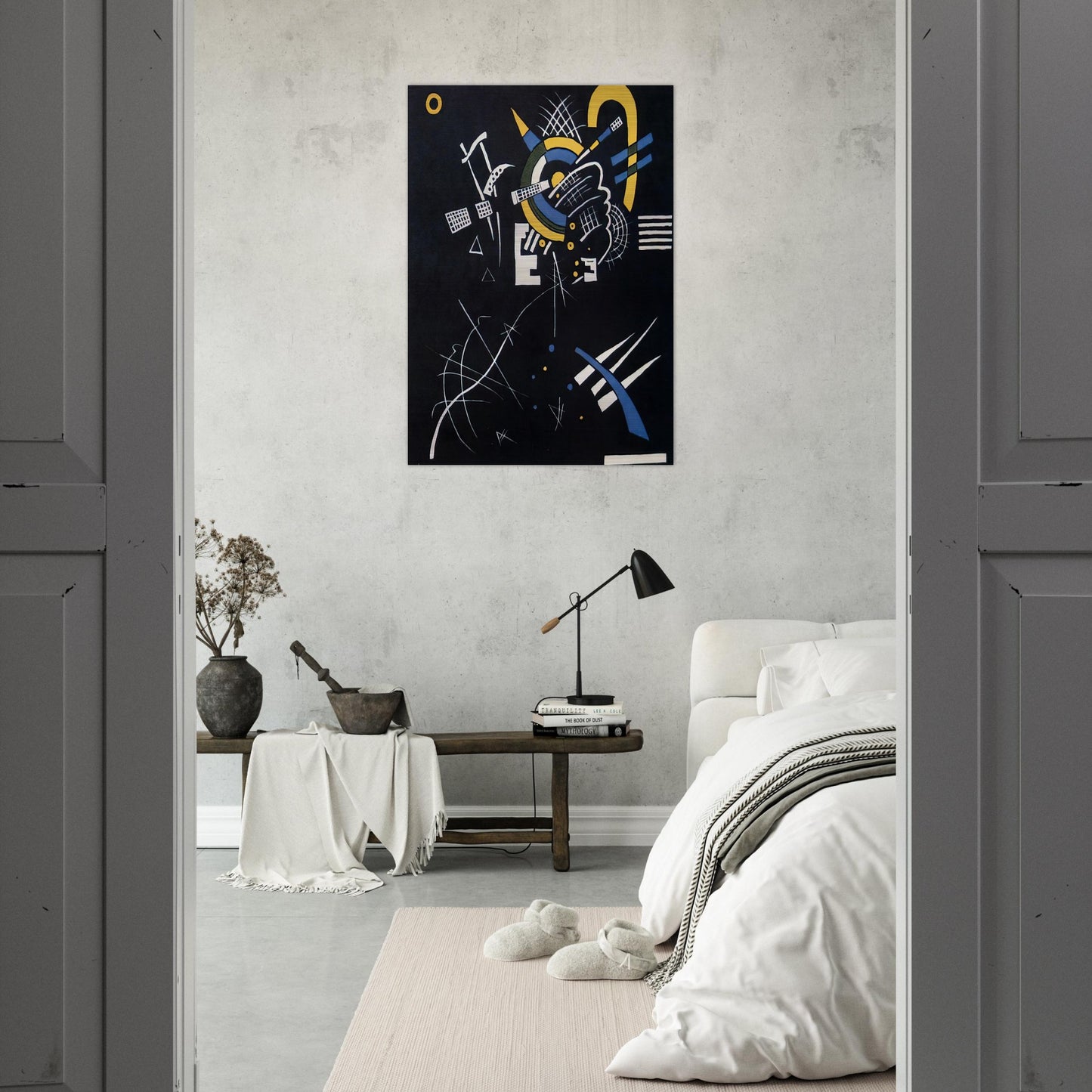 SMALL WORLDS VII 1922 - Wassily Kandinsky Brushed Aluminum Print - 70x100 cm / 28x40 inches | Wassily Kandinsky Aluminum Print | Wassily Kandinsky Prints