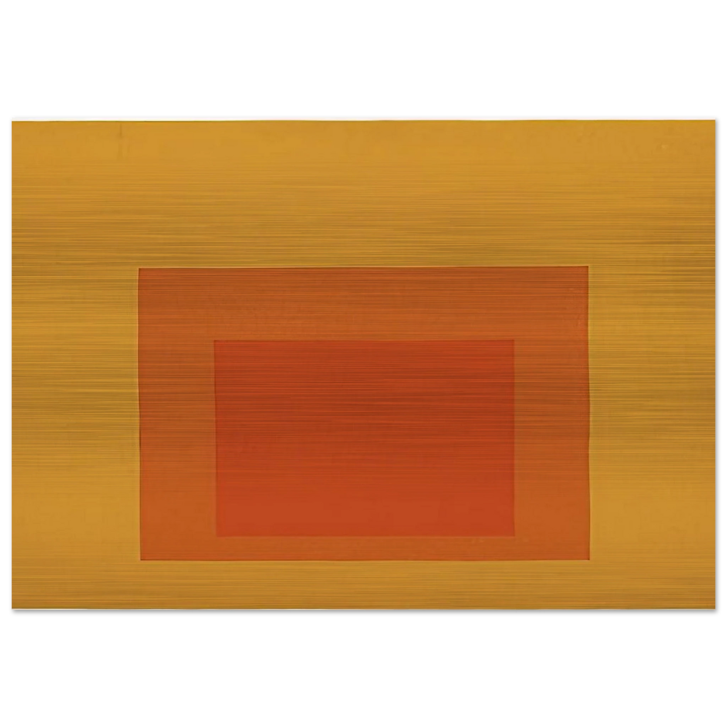 HOMAGE TO THE SQUARE 1967 - Josef Albers Brushed Aluminum Print - 70x100 cm / 28x40 inches | Josef Albers Aluminum Print | Josef Albers Prints