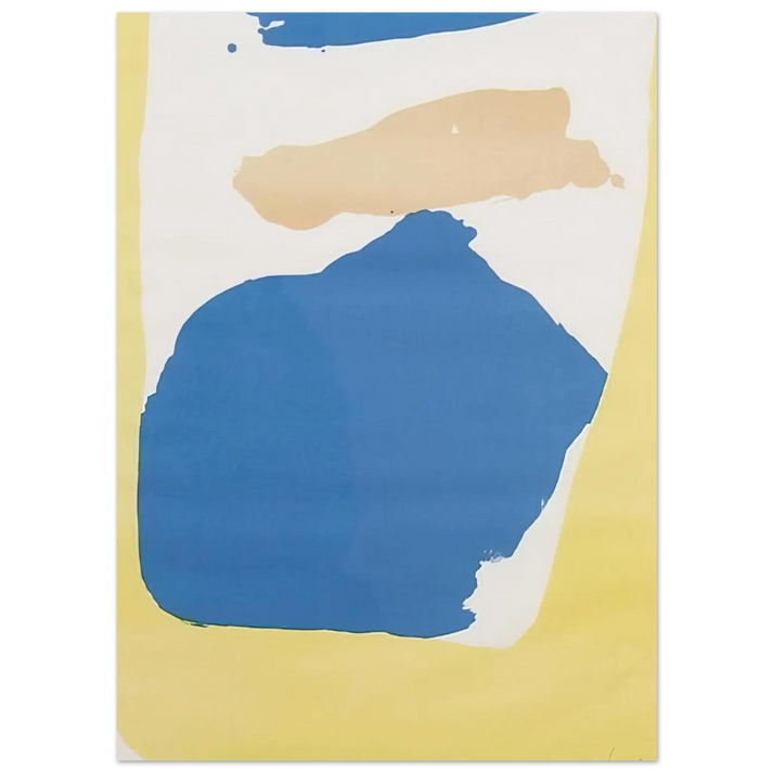 Helen Frankenthaler - Frankenthaler Preview - 1965 Wall art - 20x25 cm / 8x10 Inches - Premium Wooden Framed Poster With Fine Art Paper - Wood frame