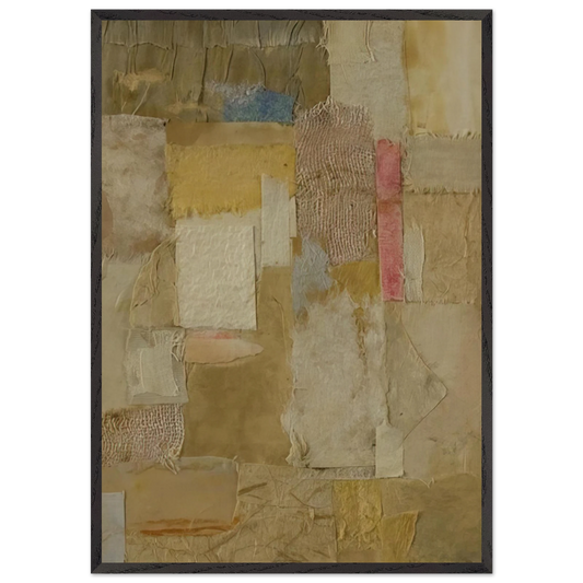 Untitled - 1950 N2 - Anne Ryan 70x100 cm / 28x40 inches Framed Art Print – Black Wooden Frame