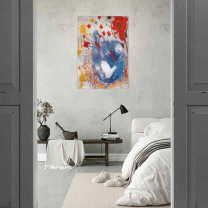 Cataclysm - Hans Hofmann Brushed Aluminum Print - 70x100 cm / 28x40 inches | Hans Hofmann Aluminum Print | Hans Hofmann Prints