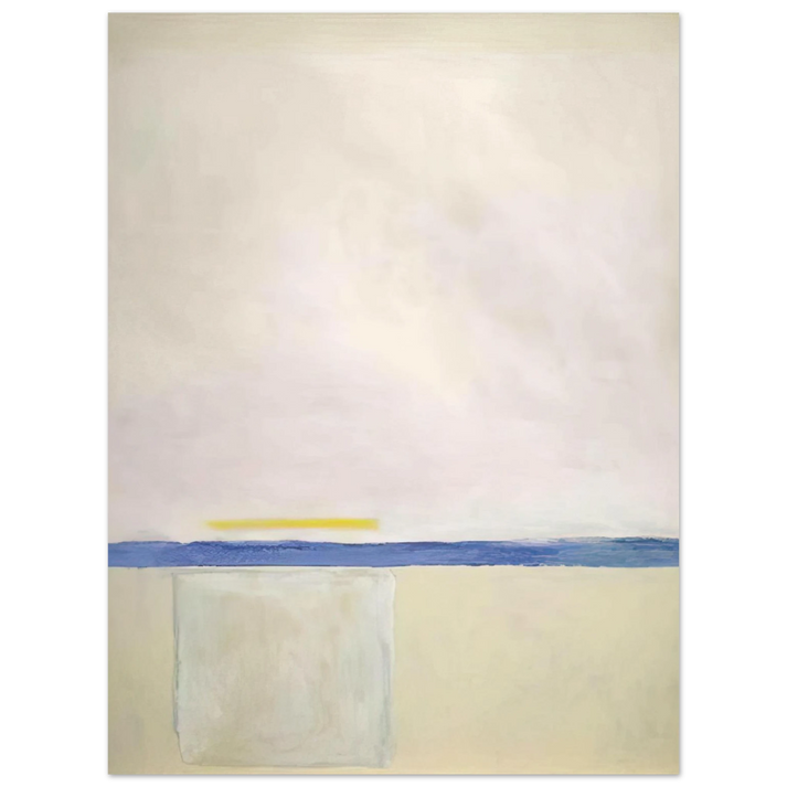 Theodoros Stamos - Low White Sun Box - 1965  75x100 cm / 30x40inches Fine Art Poster