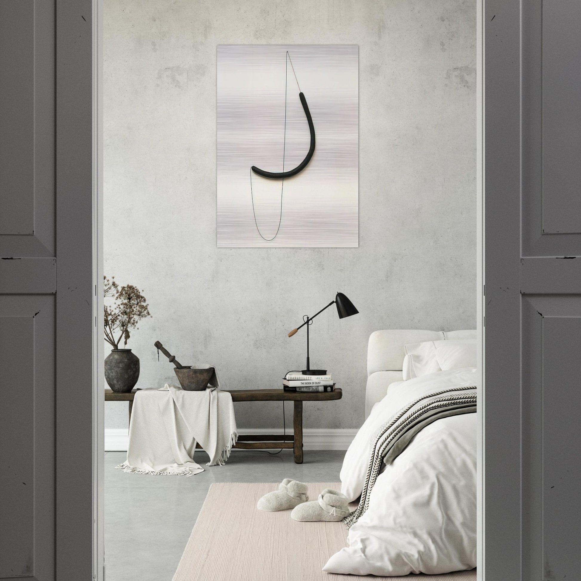 UNTITLED 1966 1 - Eva Hesse Brushed Aluminum Print - 70x100 cm / 28x40 inches | Eva Hesse Aluminum Print | Eva Hesse Prints