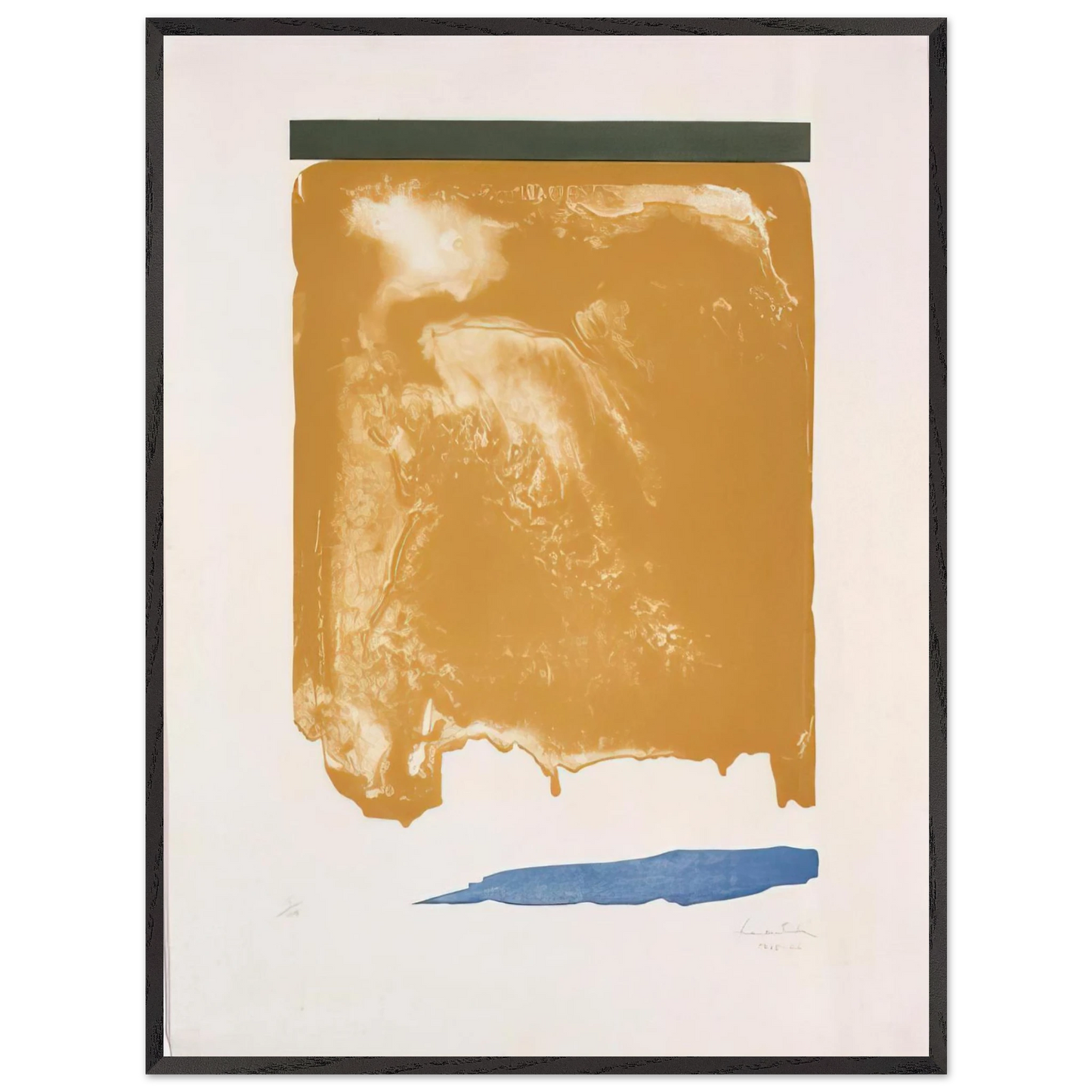 Helen Frankenthaler - Persian Garden - 1966 Wall art - 28x43  cm / XL (11x17 inches) - Fine Art Poster-canvas - -