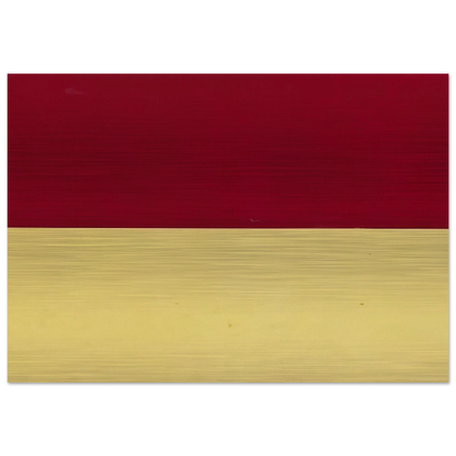 Red and Yellow - Ellsworth Kelly Brushed Aluminum Print - 70x100 cm / 28x40 inches | Ellsworth Kelly Aluminum Print | Ellsworth Kelly Prints