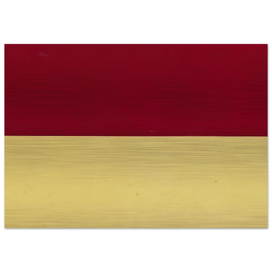 Red and Yellow - Ellsworth Kelly Brushed Aluminum Print - 70x100 cm / 28x40 inches | Ellsworth Kelly Aluminum Print | Ellsworth Kelly Prints