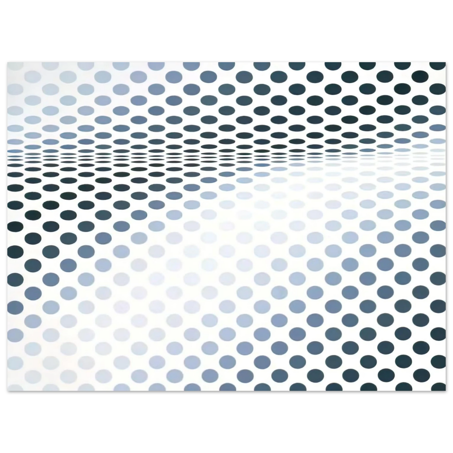 Bridget Riley - HESITATE 1964  75x100 cm / 30x40inches Fine Art Poster
