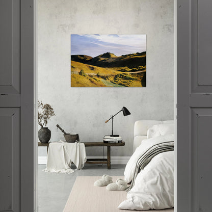 The Camel s Hump - Edward Hopper Brushed Aluminum Print - 70x100 cm / 28x40 inches | Edward Hopper Aluminum Print | Edward Hopper Prints