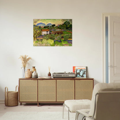THE RIVER - Raoul Dufy Brushed Aluminum Print - 70x100 cm / 28x40 inches | Raoul Dufy Aluminum Print | Raoul Dufy Prints