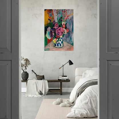 LES PIVOINES 1907 - Henri Matisse Brushed Aluminum Print - 70x100 cm / 28x40 inches | Henri Matisse Aluminum Print | Henri Matisse Prints