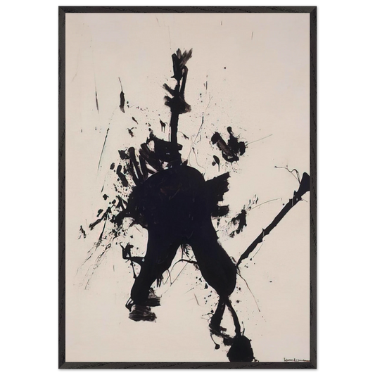 Don Quixote - Hans Hofmann 70x100 cm / 28x40 inches Framed Art Print – Black Wooden Frame