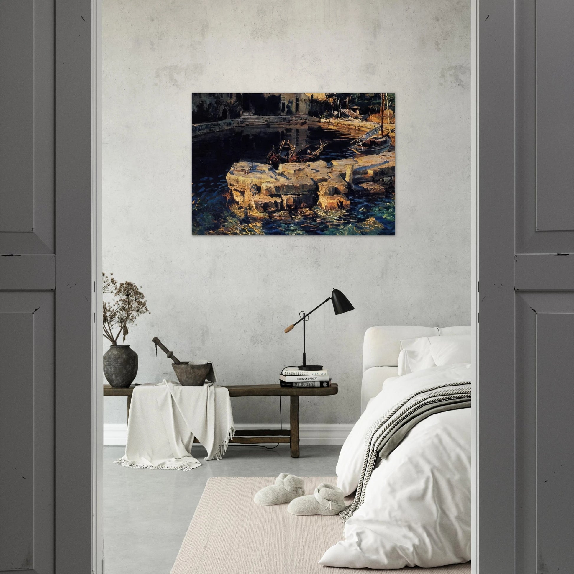 San Vigilio, Lake Garda - John Singer Sargent Brushed Aluminum Print - 70x100 cm / 28x40 inches | John Singer Sargent Aluminum Print | John Singer Sargent Prints
