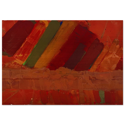 Seneca - 1979 - Albert Irvin Brushed Aluminum Print - 70x100 cm / 28x40 inches | Albert Irvin Aluminum Print | Albert Irvin Prints