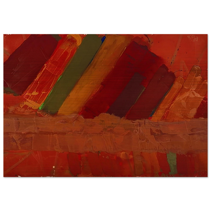 Seneca - 1979 - Albert Irvin Brushed Aluminum Print - 70x100 cm / 28x40 inches | Albert Irvin Aluminum Print | Albert Irvin Prints
