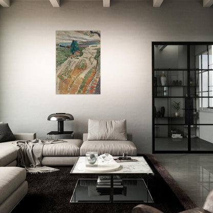 PAYSAGE ST TROPEZ 1904 - Henri Matisse Brushed Aluminum Print - 70x100 cm / 28x40 inches | Henri Matisse Aluminum Print | Henri Matisse Prints