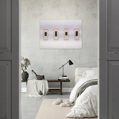 Ohne Titel für Thordes - 1976 - Blinky Palermo Brushed Aluminum Print - 70x100 cm / 28x40 inches | Blinky Palermo Aluminum Print | Blinky Palermo Prints