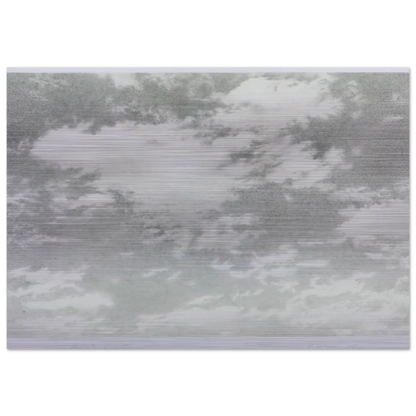 SKY 1975 - Vija Celmins Brushed Aluminum Print - 70x100 cm / 28x40 inches | Vija Celmins Aluminum Print | Vija Celmins Prints