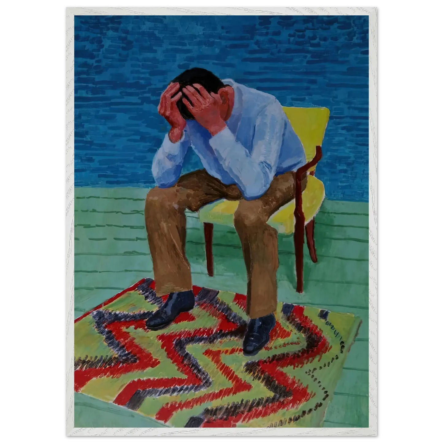 David Hockney - David Hockney Wall art - 75x100 cm / 30x40 Inches - Fine Art Poster - -