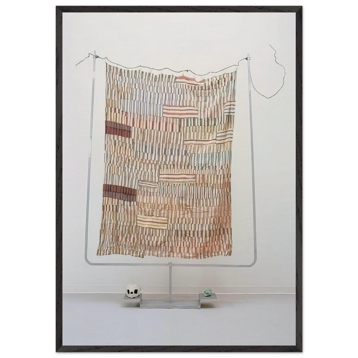RAINBOW HARP 1985 - Robert Rauschenberg 70x100 cm / 28x40 inches Framed Art Print – Black Wooden Frame